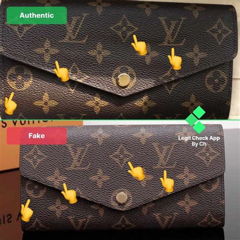 lv wallet fake vs real|louis vuitton wallet white checkered.